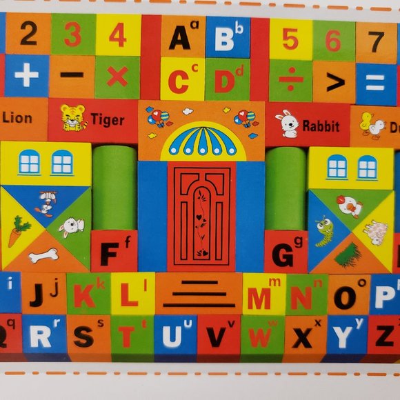 New 70pc Foam Blocks with Alphabet and Number - Picture 9 of 10